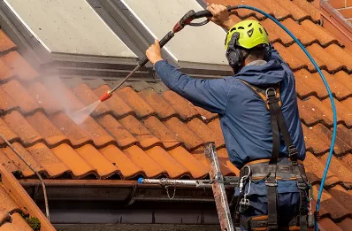 Démoussage et hydrofuge de toiture à Hondeghem